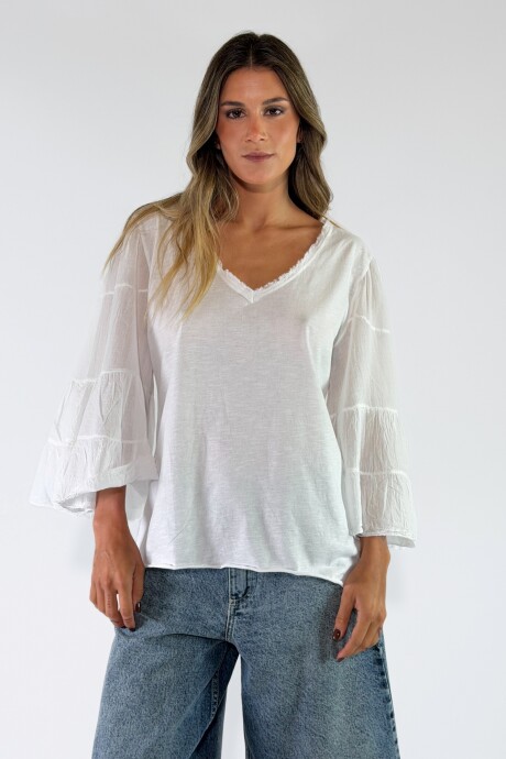 BLUSA CONDOTTI Blanco