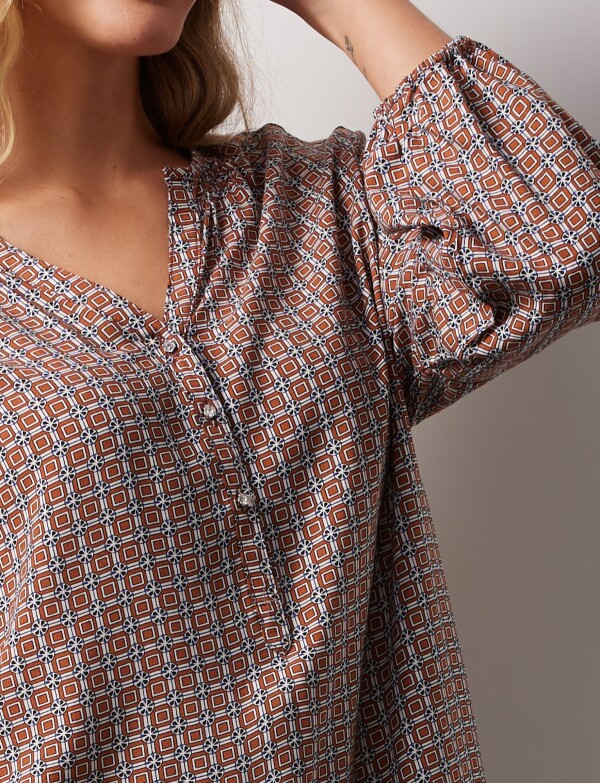 Blusa Print TOSTADO/MULTI