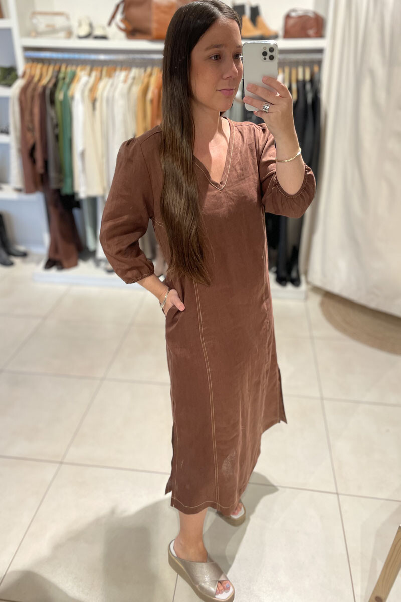 Vestido Sol - Chocolate 