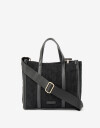 City Cartera City Efecto Texturada - Negro