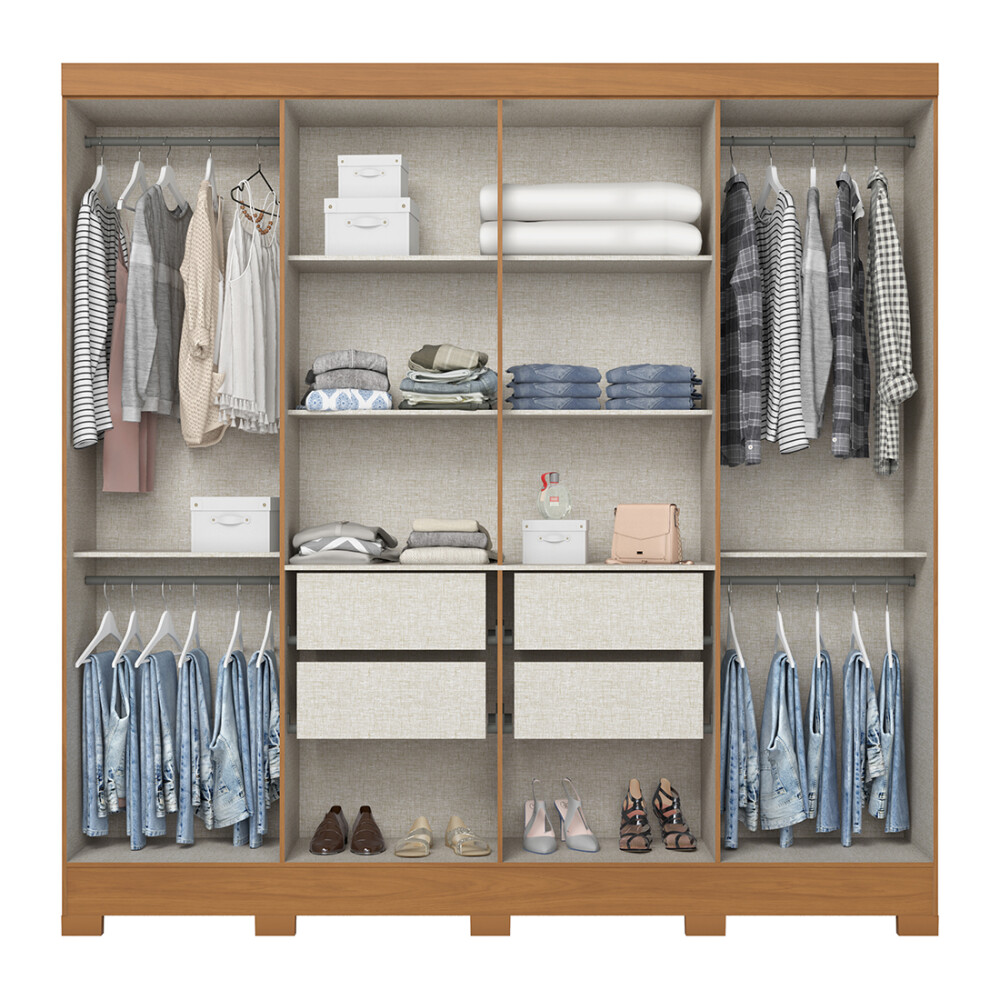 ROPERO 8 PUERTAS 4 CAJONES GUARDARROPA ARMARIO PLACARD CLOSET ROPERO 8 PUERTAS 4 CAJONES GUARDARROPA ARMARIO PLACARD CLOSET