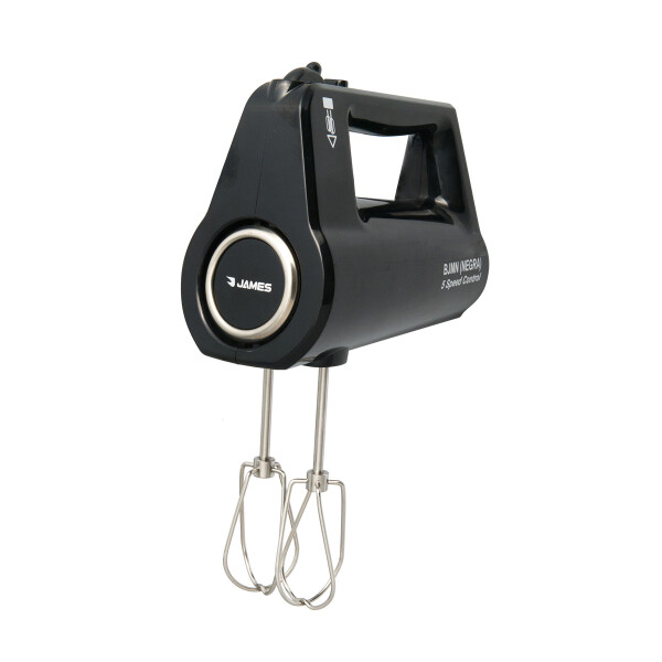 BATIDORA DE MANO JAMES BJMN 400W 5 VEL TURBO EHOGAR COLOR NEGRO BATIDORA DE MANO JAMES BJMN 400W 5 VEL TURBO EHOGAR COLOR NEGRO