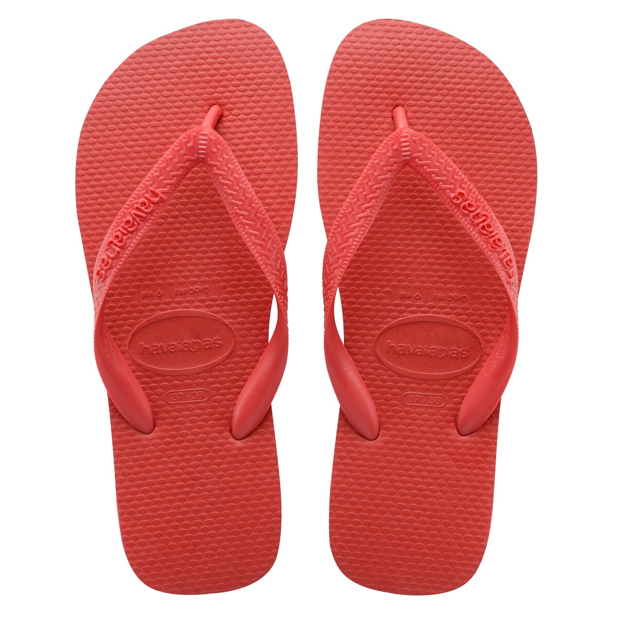 Ojota Unisex Havaianas Havaiana Top Havaianas - Rojo 