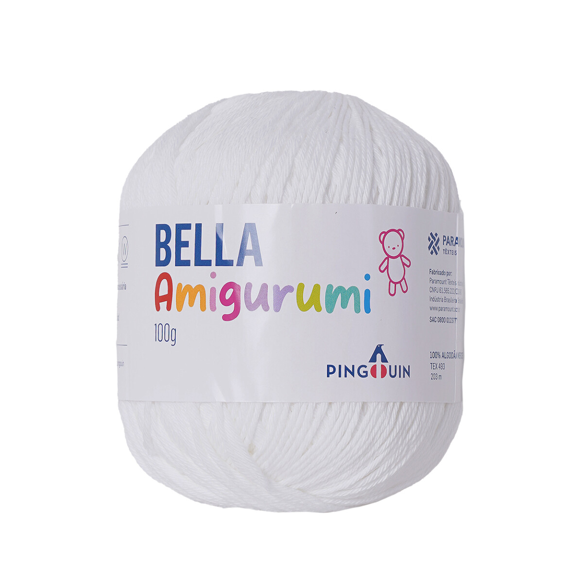 bella amigurumi - blanco 