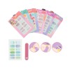 Stickers para uñas x12 un. incluye lima Sasha