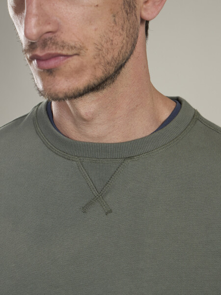 FLEECE TIOSHA VERDE MILITAR