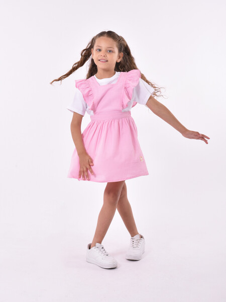 VESTIDO MELON ROSADO