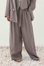 PANTALÓN ANCHO Gris