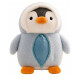 Manta De Apego Peluche C/Frazada 1.60m X 1.00m Inf. Pingüino