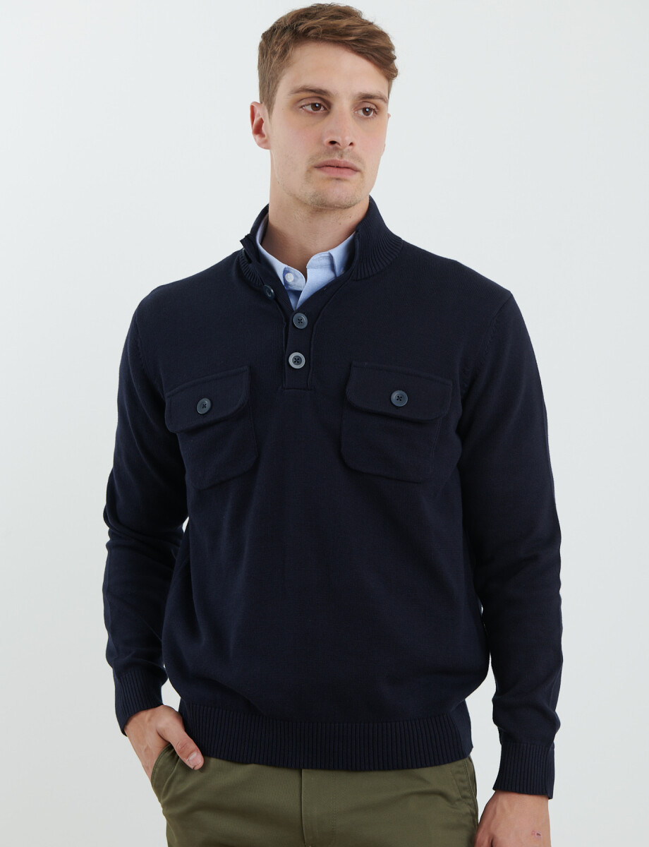 470454 REMERA HARRY Azul Oscuro