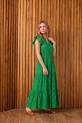 Vestido Casual. Verde