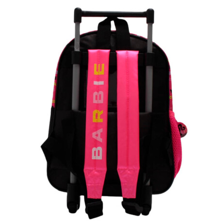 Mochila Escolar Barbie C/carro 30cm Rueditas Infantil 2