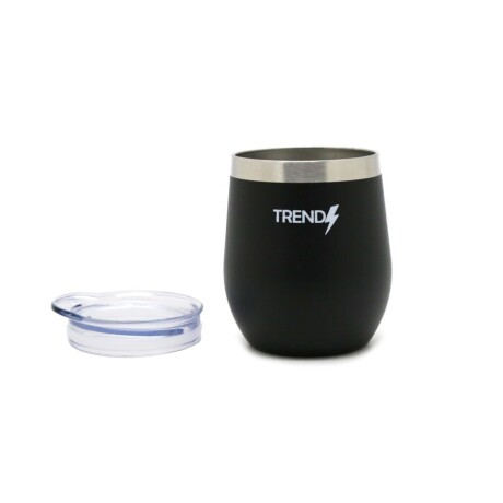 Mate con Tapa Trendy 280ML NEGRO