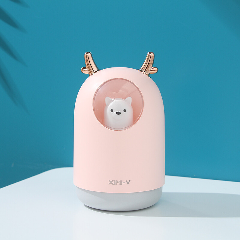 Difusor De Aroma Con Luz - Perrito Rosa Difusor De Aroma Con Luz - Perrito Rosa