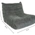 Sillón Toggo 1 Cuerpo Lazy Sofa Puff Corderoy Living Gris 1