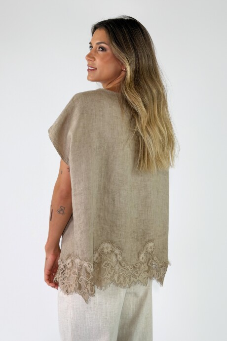 BLUSA MOLI Beige