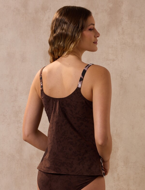 Tankini Print MARRON/MULTI