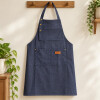 Delantal de Cocina Tela Denim Fino con Bolsillo Delantal de Cocina Tela Denim Fino con Bolsillo