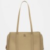 Cartera al Hombro Oslo en Efecto Cuero Graneado Natural