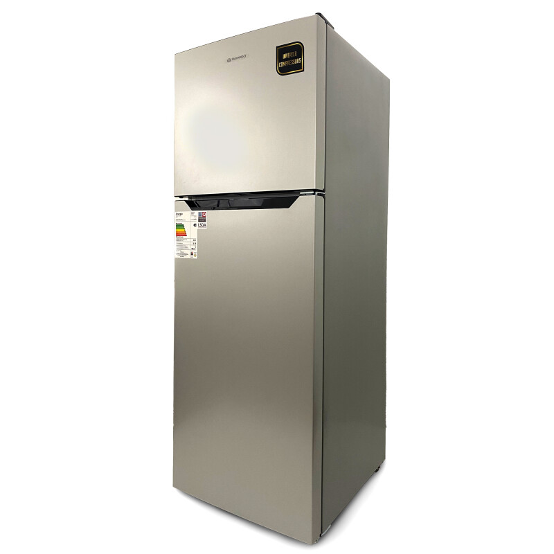 Refrigerador Inverter Daewoo | Heladera de 332 Lts | Frio Seco | Color gris Refrigerador Inverter Daewoo | Heladera de 332 Lts | Frio Seco | Color gris