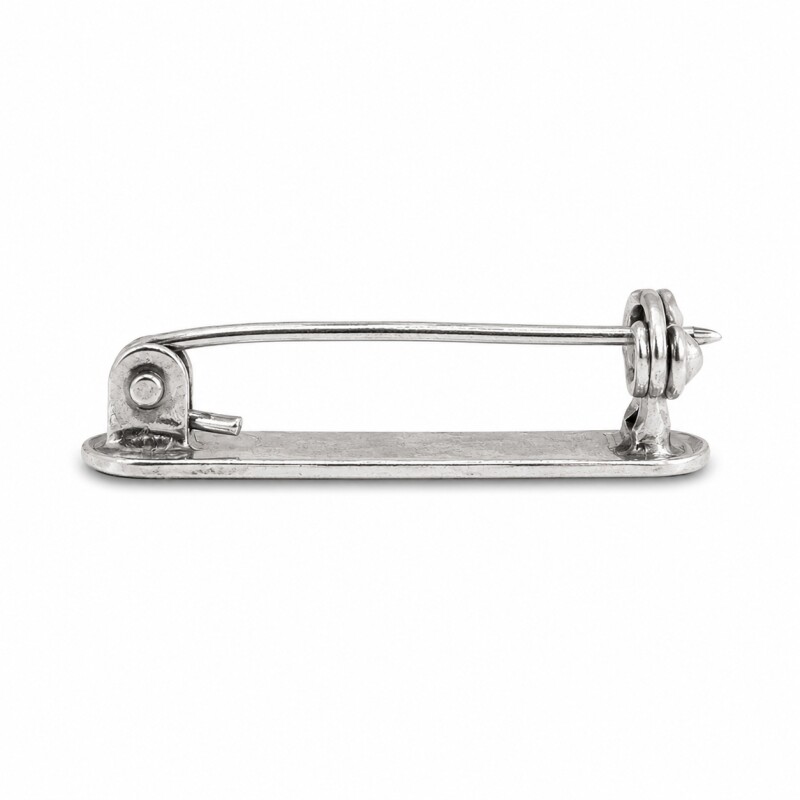 Prendedor rectangular - Plata 925 - PRE000053 sinpiedra