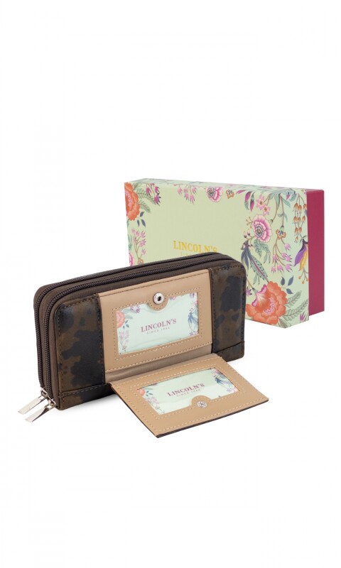 BILLETERA HIBISCO VACA