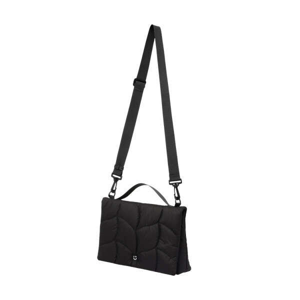 Cartera puffy negro