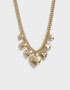 Collares Cortos Con corazón Collar Corto Con Multidijes Bubble - Dorado