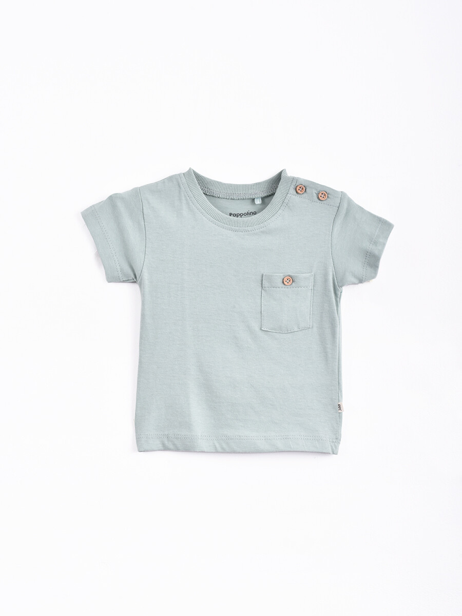 REMERA NICO - VERDE GRISACEO 