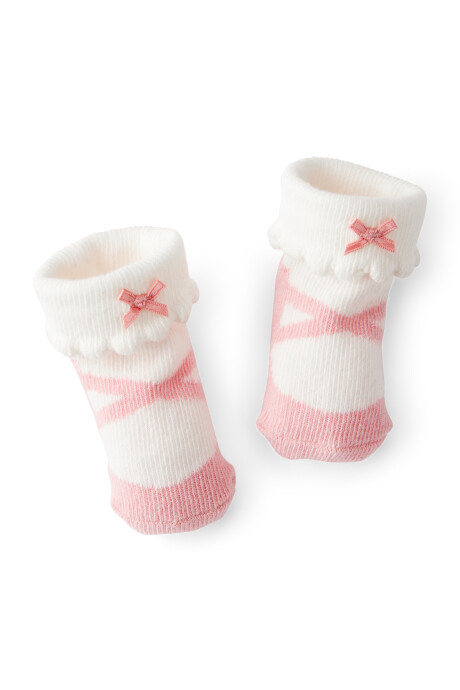 Pack dos pares de medias de algodón, diseño ballet Pack dos pares de medias de algodón, diseño ballet