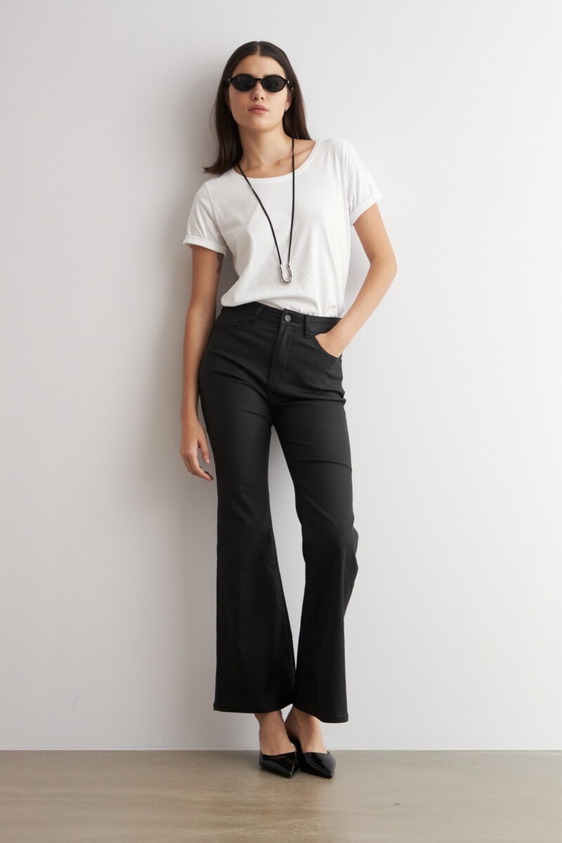 Pantalón oxford Turner engomado negro