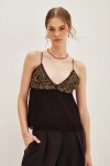 Top Fireworks Sequins Negro