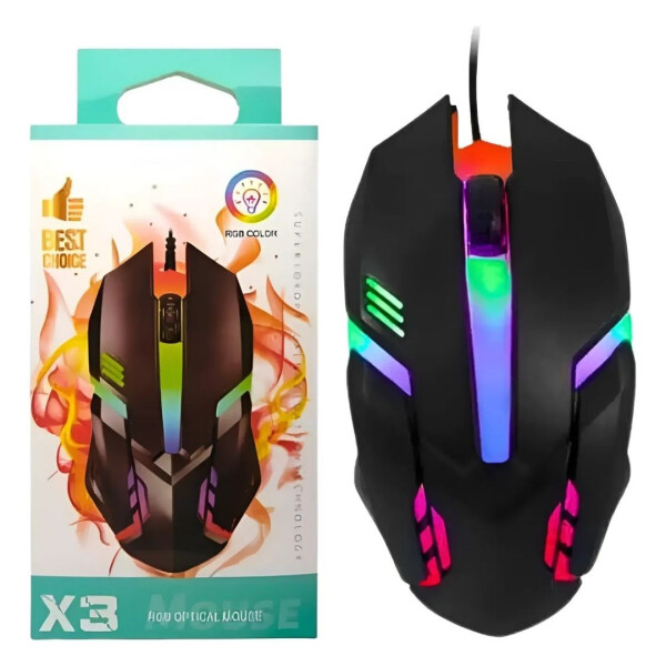 Mouse Óptico Gamer Rgb Mouse Óptico Gamer Rgb