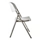 Silla de Exterior Plegable Blanca - Plegable, Apilable y Resistente - HY-Y56 Silla de Exterior Plegable Blanca - Plegable, Apilable y Resistente - HY-Y56