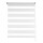 Cortina Roller Zebra Simple Lumax 1.2 X 2.1m Gran Calidad Blanco