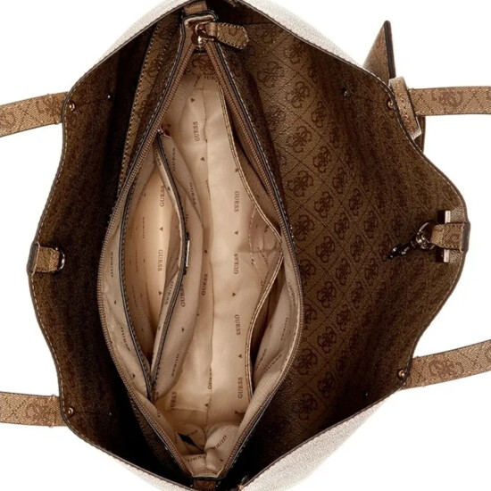 Cartera Guess Brenton Latte Logo 0