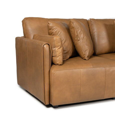 Rinconera Torino - Cuero Natural - Chaise Derecho 1016 (Nozes)