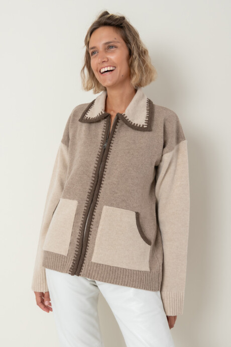 Campera dublin Visón