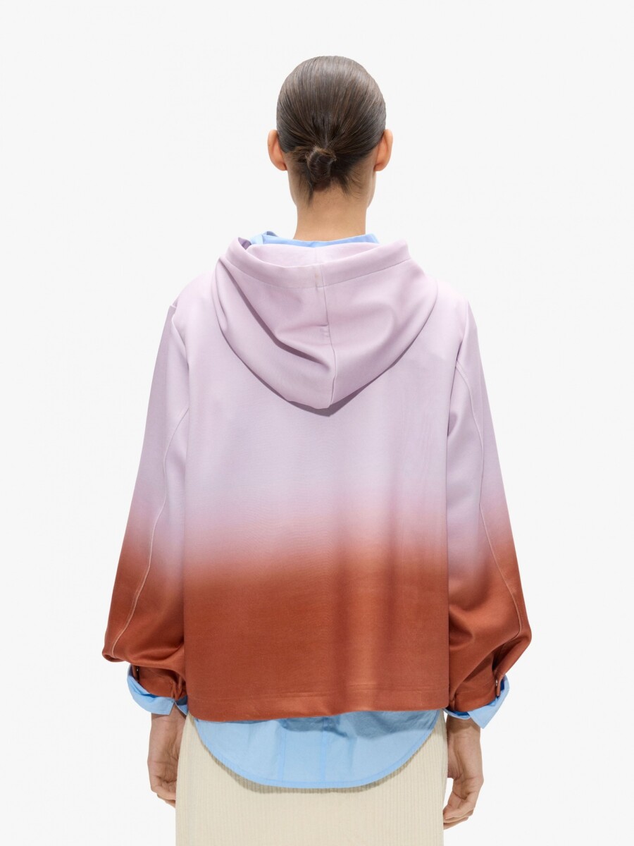 Sudadera Con Flor Estampada multicolor