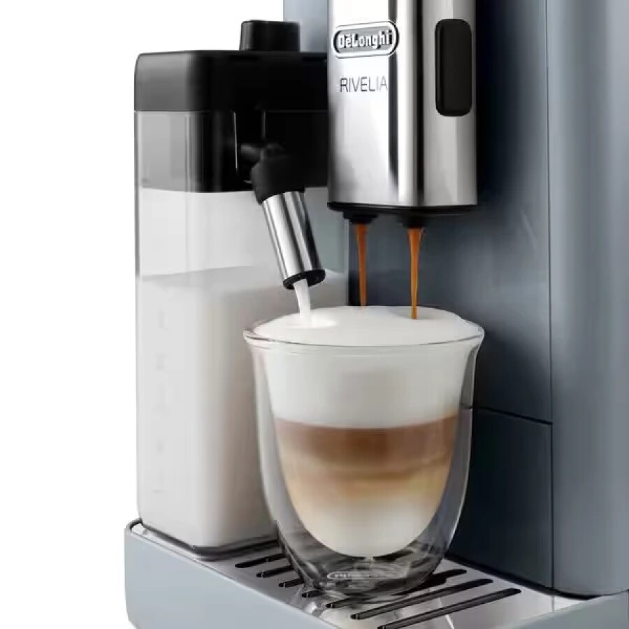 Cafetera Super automática Rivelia Pebble Grey Delonghi EXAM440.55.G Cafetera Super automática Rivelia Pebble Grey Delonghi EXAM440.55.G