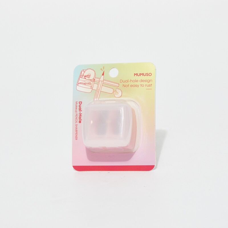 SACAPUNTAS DE MAQUILLAJE DE DOBLE AGUJERO SACAPUNTAS DE MAQUILLAJE DE DOBLE AGUJERO