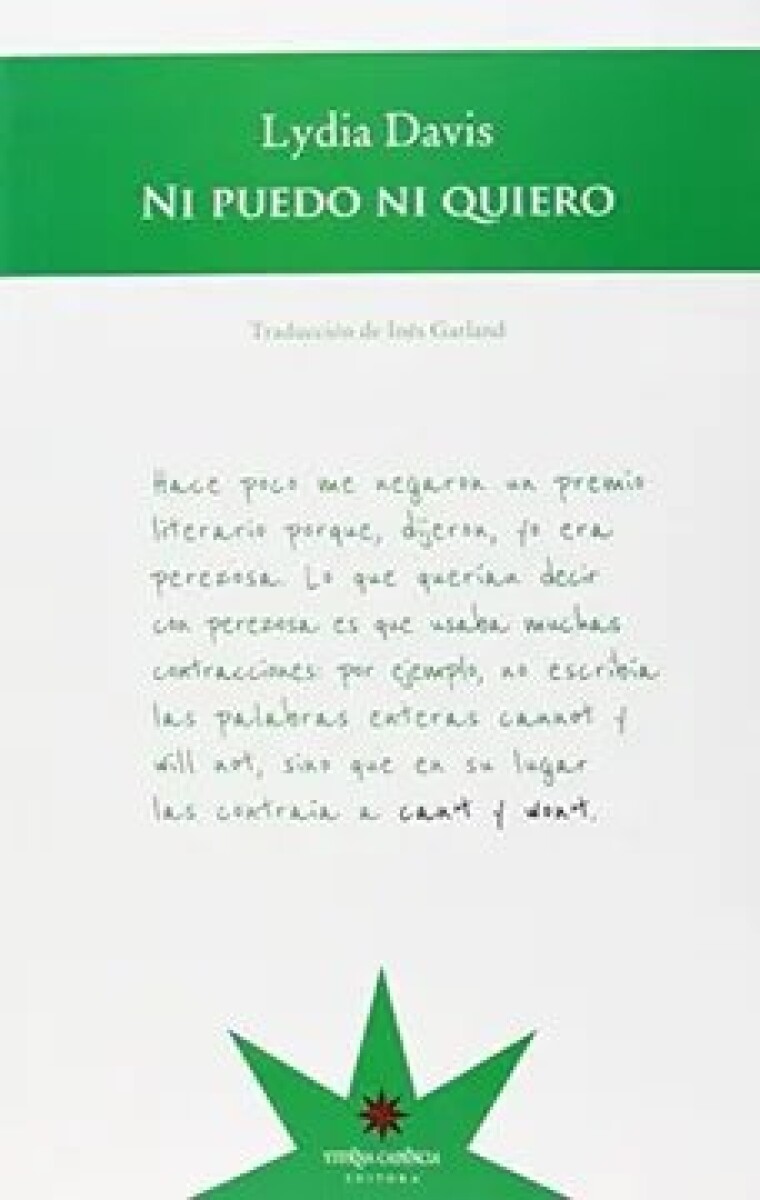 NI PUEDO NI QUIERO 