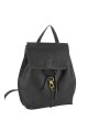 Mochila de cuero con solapa Mochila de cuero con solapa