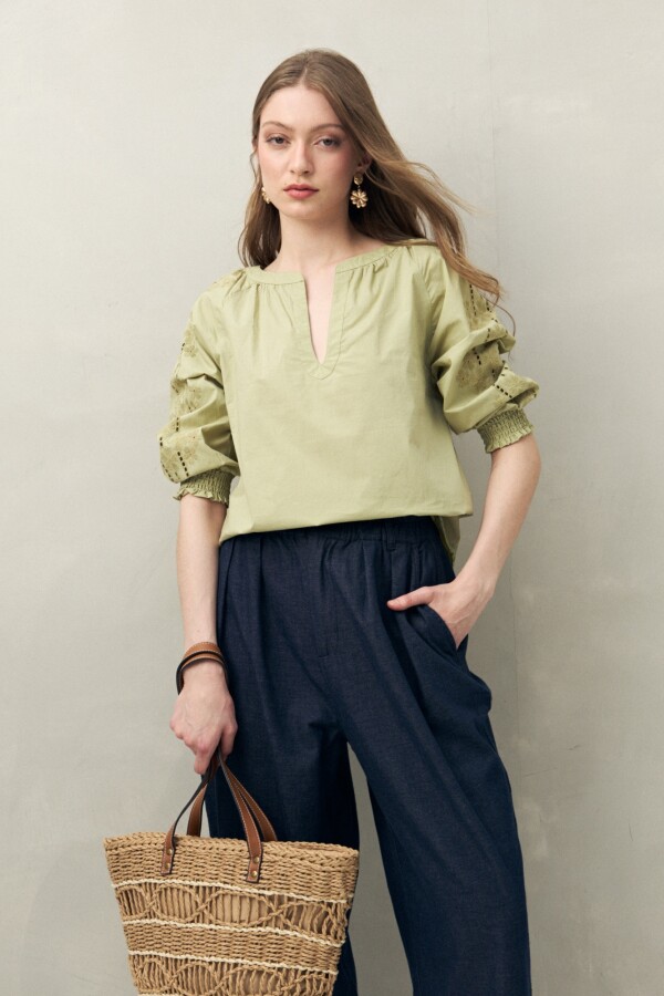 BLUSA NALARA Verde Oliva