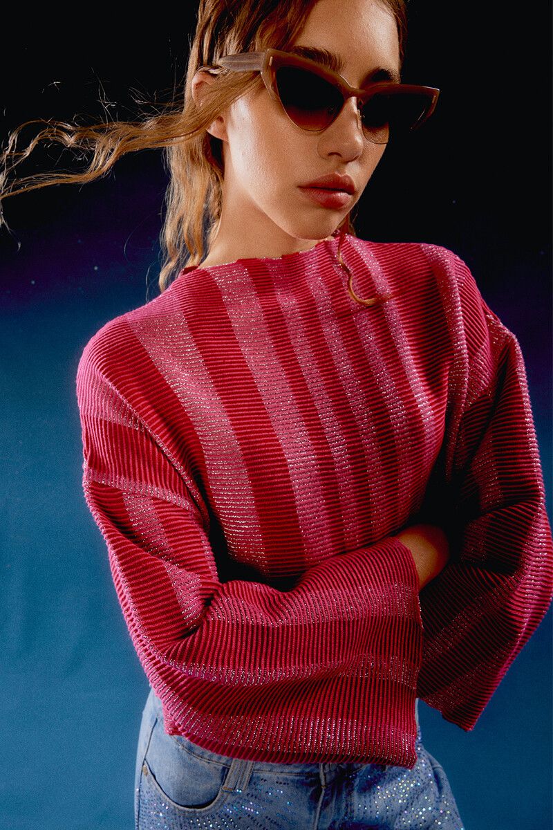 Sweater Mantis - Fucsia 