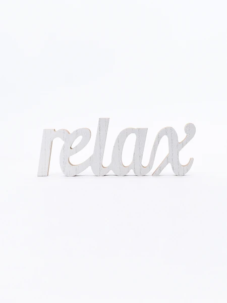 CARTEL RELAX BLANCO