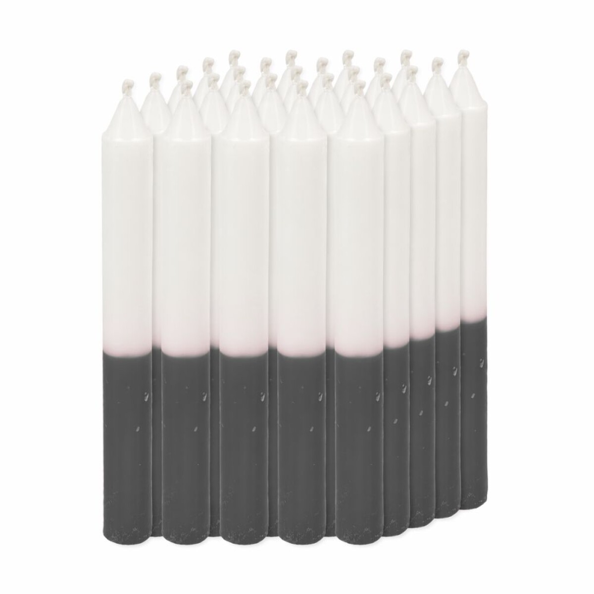 VELAS SUPER COMBINADA X25 - Blanco/negro 