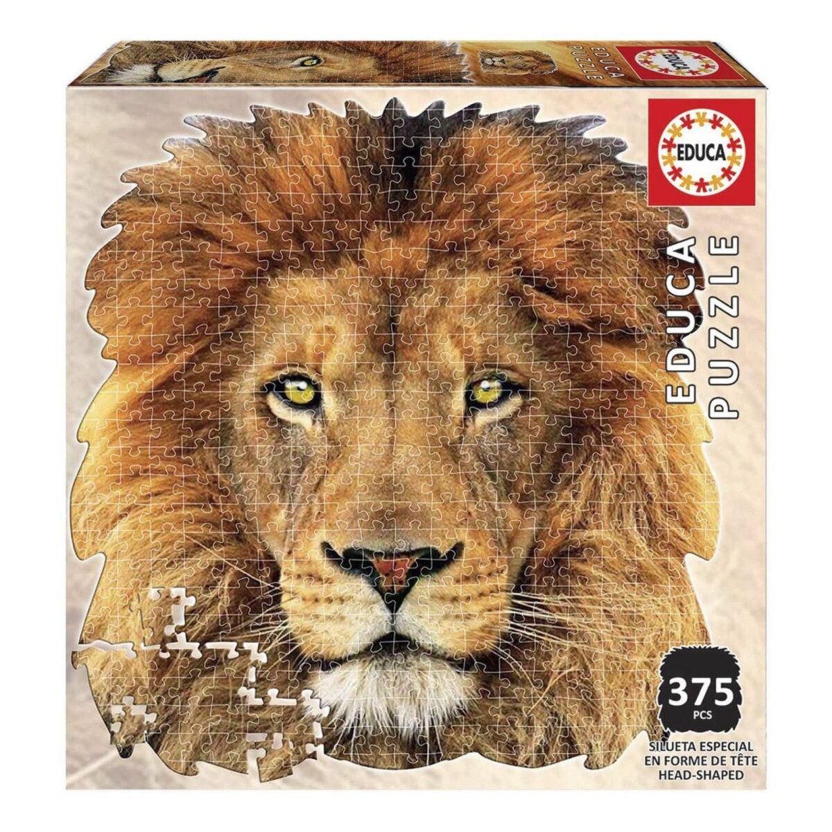 Puzzle Rompecabeza Silueta León 375 Piezas Educa Didactico 