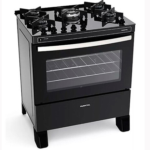COCINA PUNKTAL PK-GL5B AGILE GLASS 5H Mes.Viidrio Negra N/A
