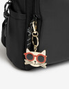 Llavero Metal Llavero Y Bag Charm De Gatito - Combinacion Bicolor